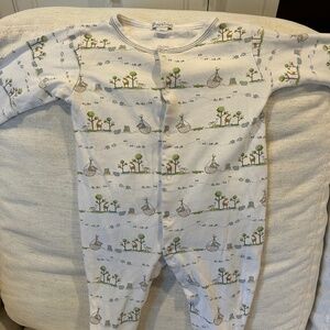 Kissy kissy baby onsie pjs. 9 months